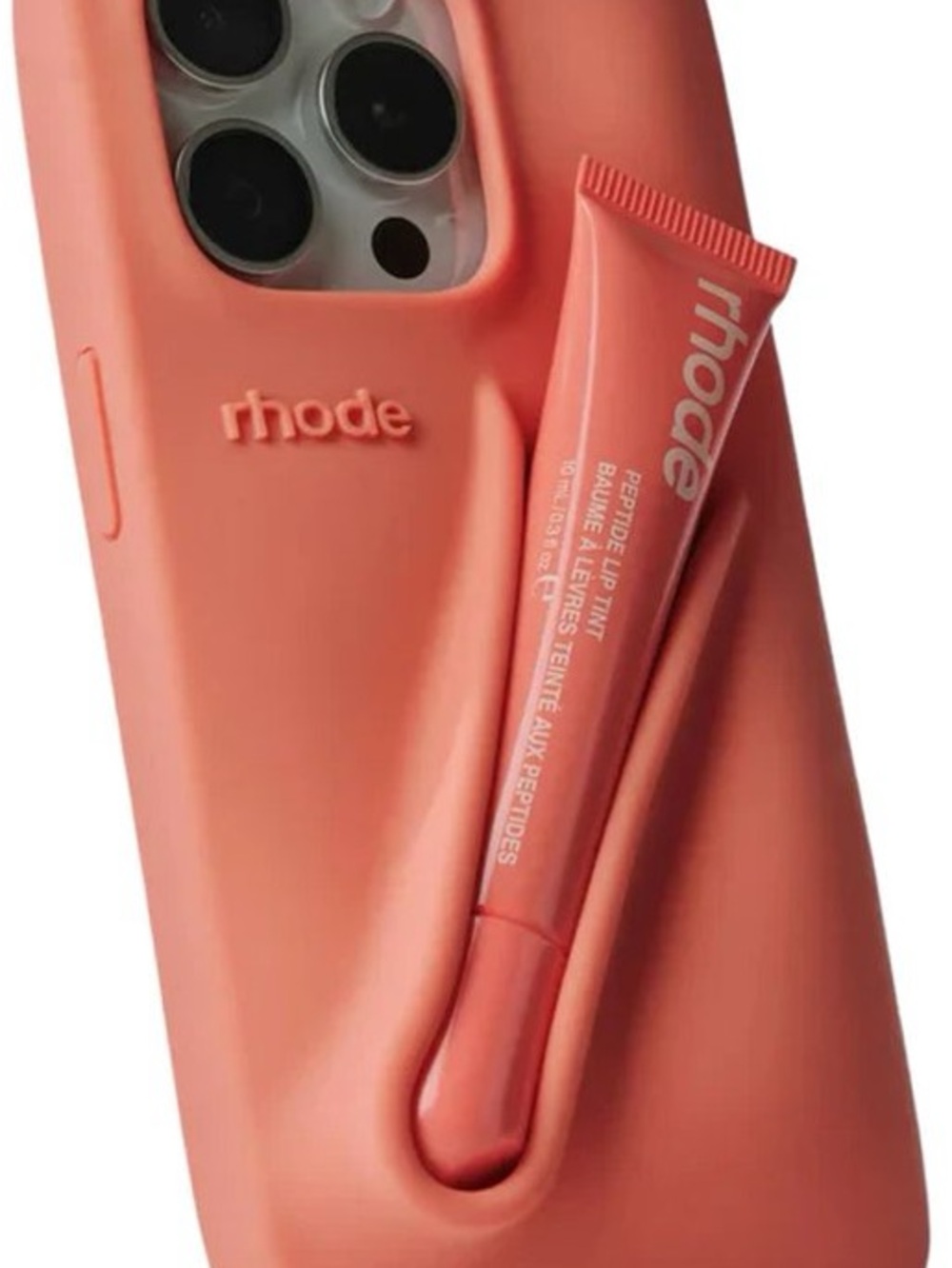 RHODE Peach Silicone Phone Case